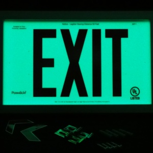 PERMALIGHT exit sign