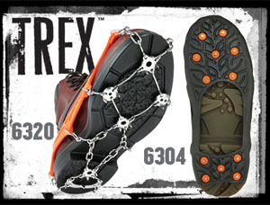 TREX ice traction devices
