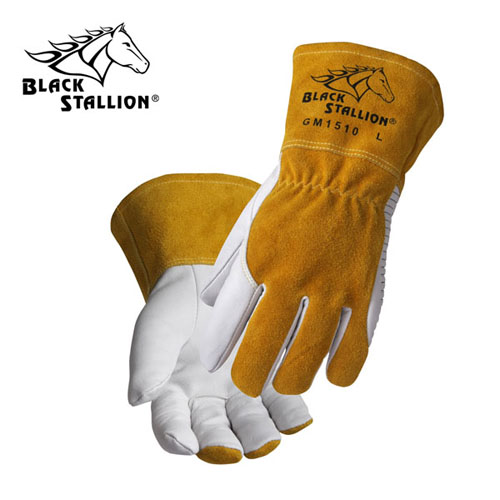GM1510-WT ultra-soft goatskin MIG welding gloves