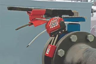 Butterfly Valve Lockout Device