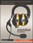NoiseBuster ANR Earmuff with Add-on Communications Module