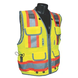 SV55 Class 2 Heavy Woven Two Tone Engineer Safety Vest