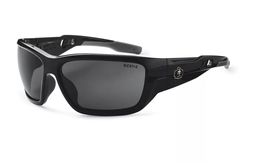 Ergodyne Corporation's Skullerz Baldr Smoke Safety Glasses w/ Fog-Off