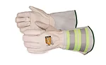 Superior Glove Works Ltd.'s Endura Deluxe Kevlar-lined Lineman Gloves w/ 6"Reflective Gauntlet Cuffs. Product ID: 365DLX6KG