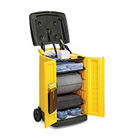 PIG® Spill Kit in Large High-Visibility Cart PIG® Spill Kit in Large High-Visibility Cart
