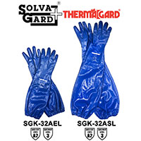 Saf-T-Gard® Solva-Gard® Therma-Gard® Extreme Temperature-Resistant Nitrile-Coated Gloves