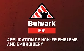 Application of Non-FR Emblems and Embroidery