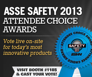 SAFETY 2013 Attendee Choice Awards