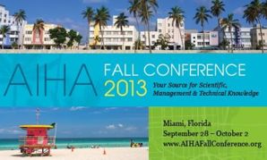 AIHA 2013 Fall Conference