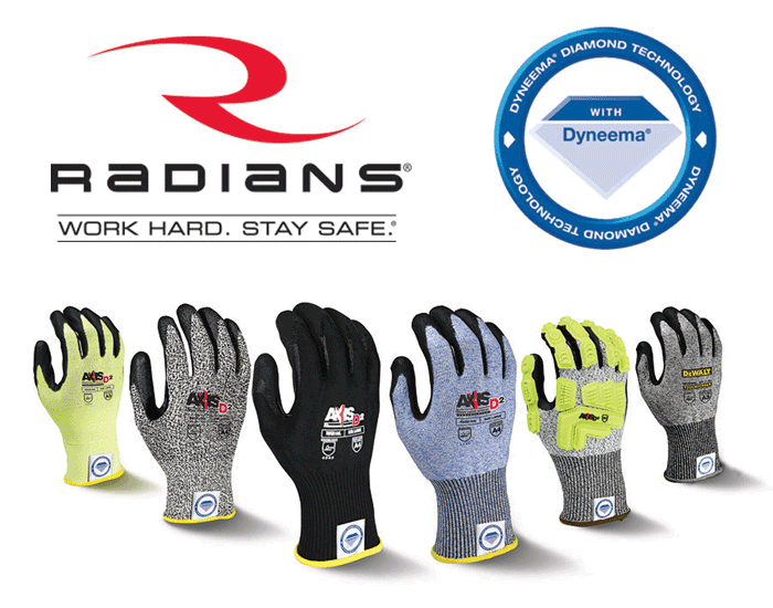 Radians® launches six new cut-resistant gloves made with Dyneema® Diamond  Technology, 2017-05-24