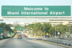 Miami International Airport sign