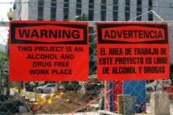 drugs and construction sites don't mix