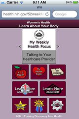 mobile app for women's health